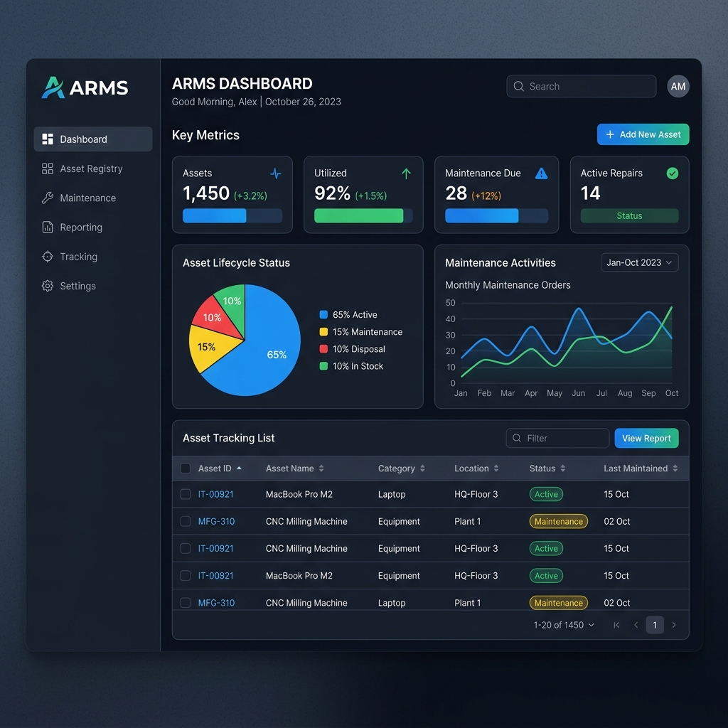 ARMS Dashboard